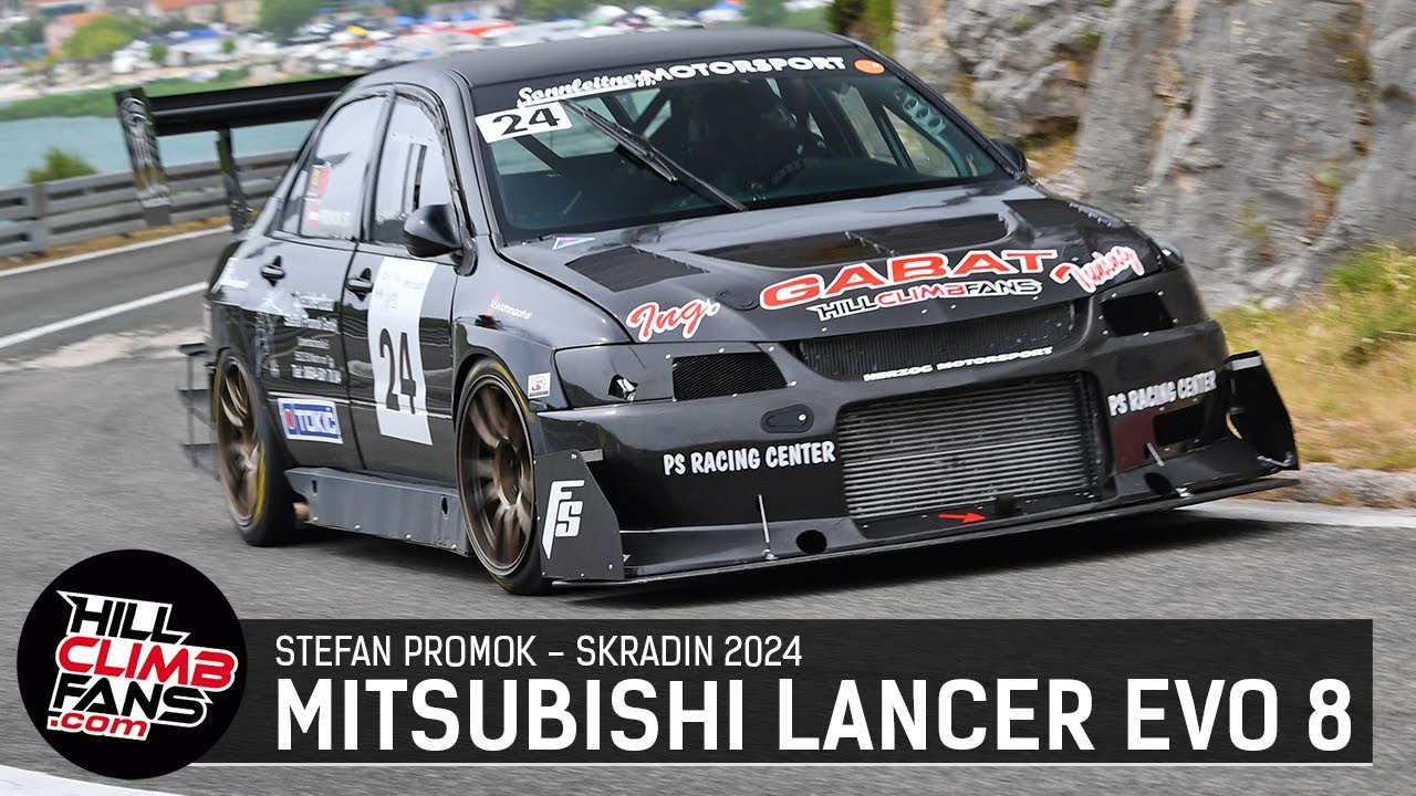 740hp+ Mitsubishi Evo 8 - Stefan Promok || Hill Climb Skradin 2024