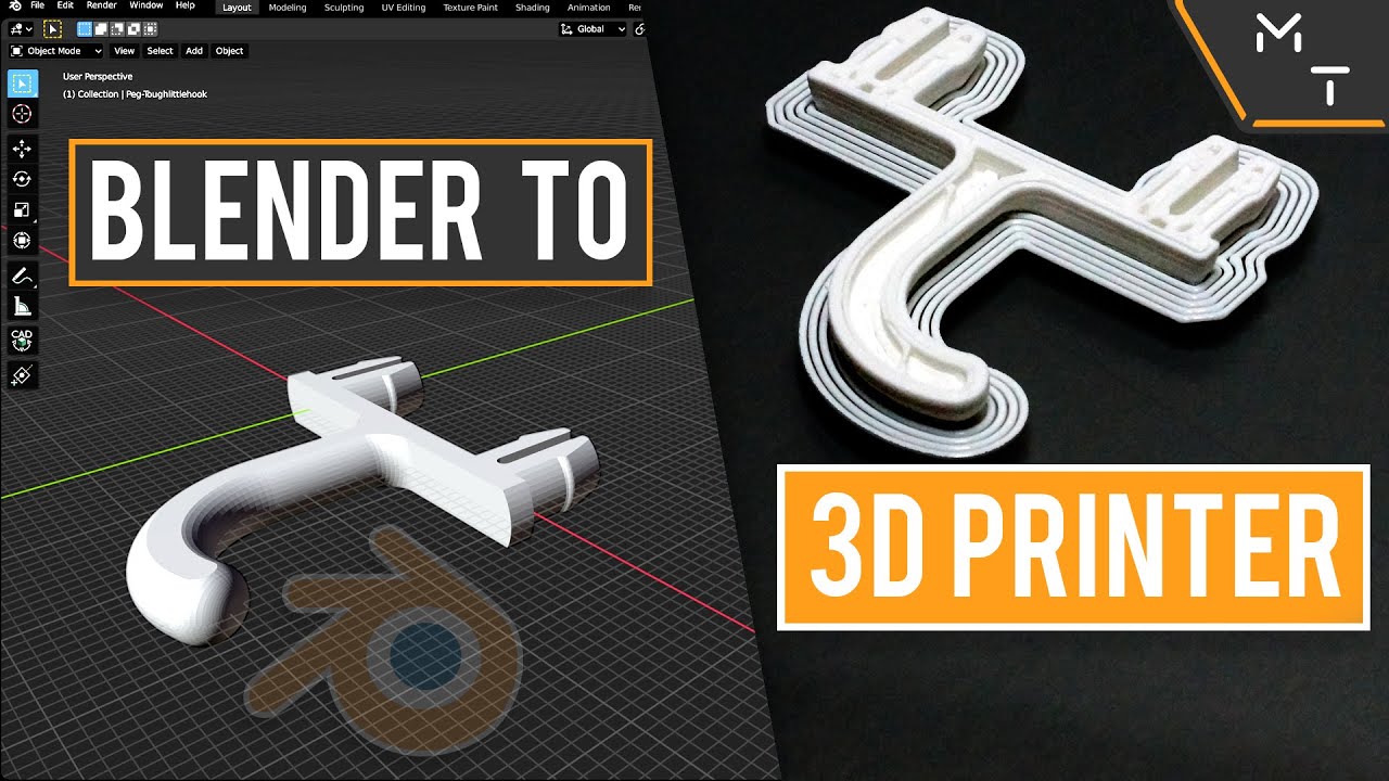 How Blender To Printer - The Basics Tutorial | Blender for 3D Printing - YouTube