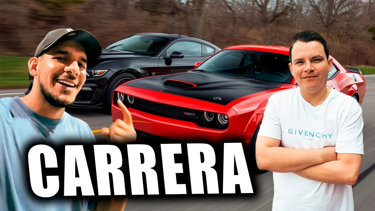 CORRI MI GT500 CONTRA UN HELLCAT MODIFICADO PARA CARRERAS || JUANITO MARTINEZ