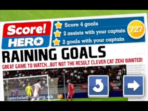 Score Hero Level 727 (3 Stars) Walkthrough - Frankfurt Vs Bayern Munich - Youtube