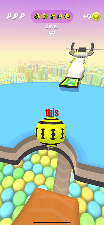 Action balls ball is going backwards and they see something