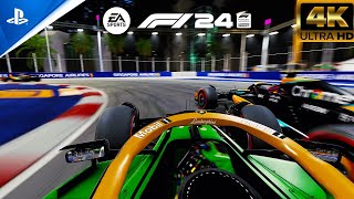 F1 24 - Realistic Graphic Gameplay Lewis Hamilton at SINGAPORE CIRCUIT [8K 60FPS] (PS5)