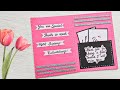 Handmade Miss You Card | Easy Handmade Miss You Card for Teacher | Tutorial