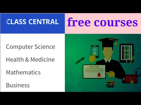 Class Central free online courses with certificate - YouTube