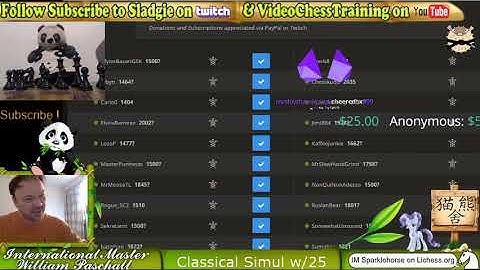 IM Sladgie Classical Chess Simul ! Join us and learn on lichess