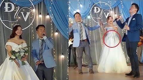 Đám cưới Tiến Đạt: Cô dâu ôm hoa che bụng, “tình cũ” tươi roi rói xuất hiện ở hôn trường