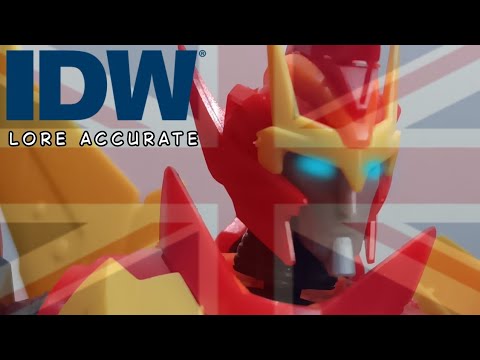 Lore accurate IDW Rodimus (Transformers stop motion shit post)