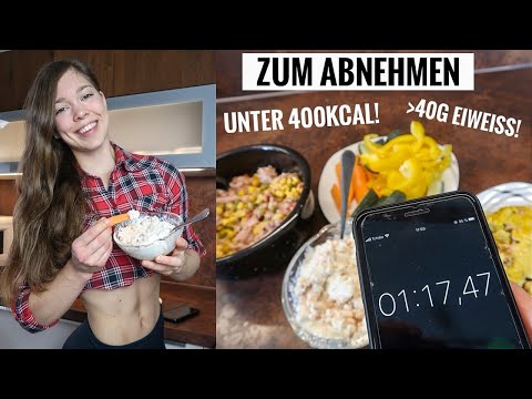 3 5-Minuten-Rezepte unter 400 Kalorien! 40g Eiweiß!. 