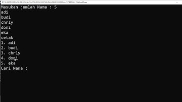 KUIS ALGORITMA DAN PEMROGRAMAN