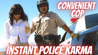 BEST OF CONVENIENT COP 2022# Police Instant Karma \/ Karma Cop \/ Justice Clip \/Drivers busted by cops