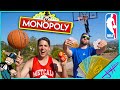 NBA MONOPOLY BASKETBALL GIANT BOARD GAME!