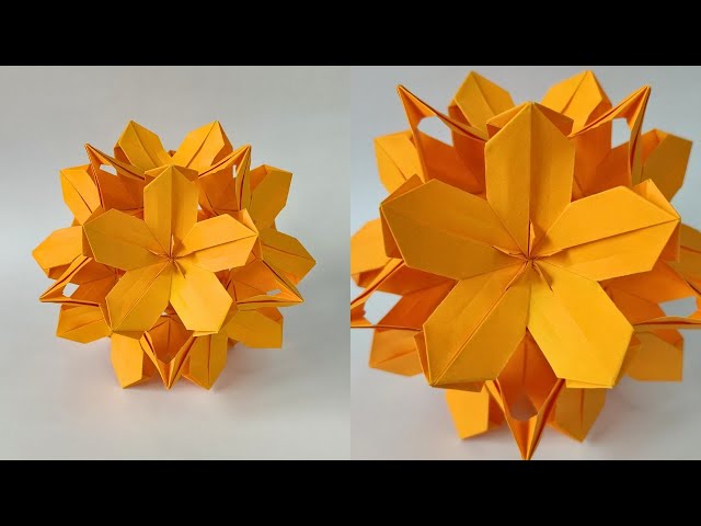 Origami Enrica's Dodecahedron Kusudama · How To Make An Origami Flower ·  Origami on Cut Out + Keep