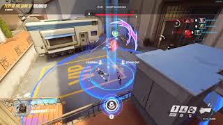 Overwatch - Doomfist quintuple meteor strike kill POTG - Hollywood