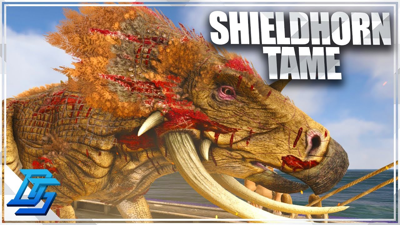 HOW TO TAME SHIELDHORN, SHIELDHORN TAME! - Atlas Gameplay Part 43