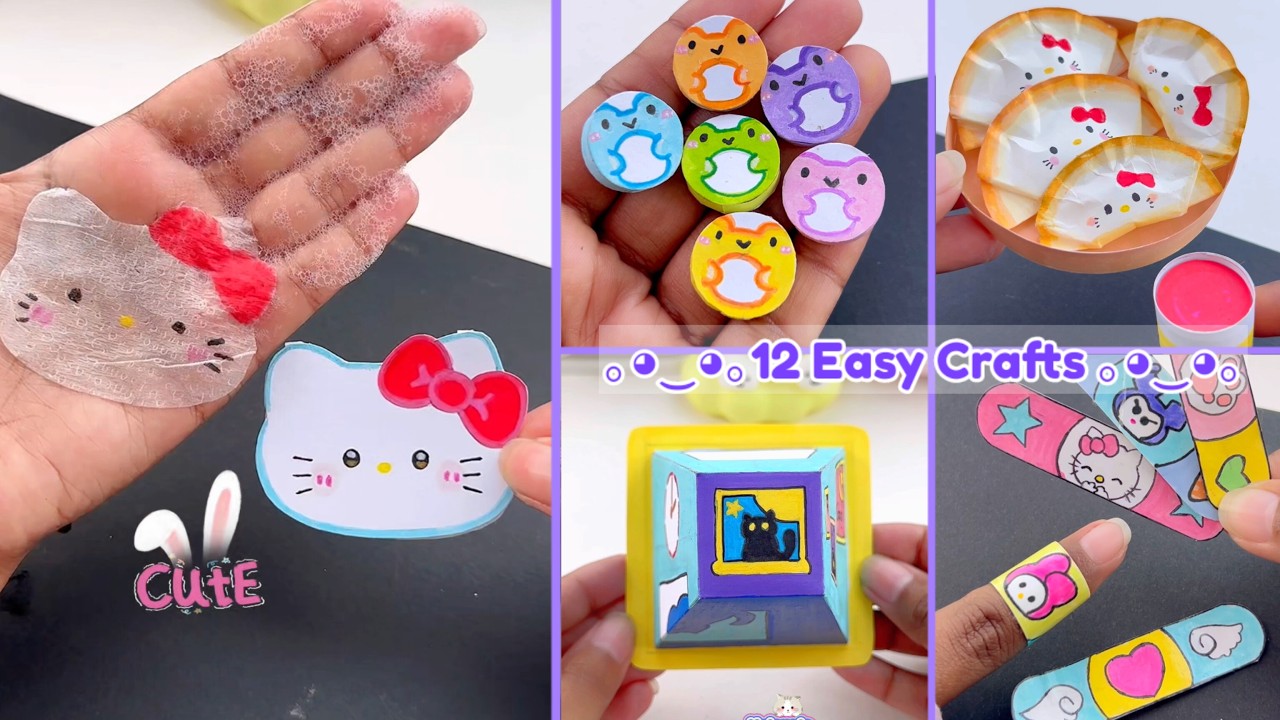 12-easy-craft-ideas-diy-miniature-crafts-ideas-school-craft