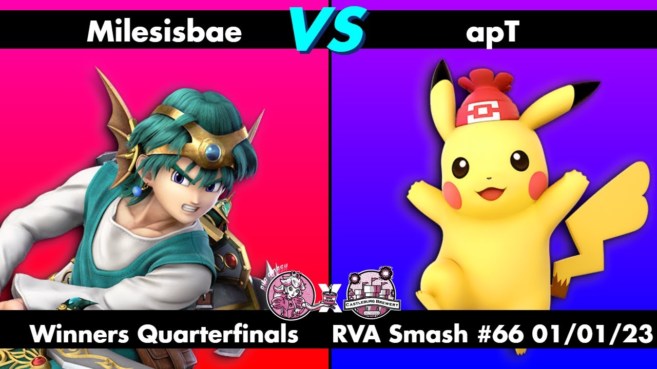 RVA Smash 66 Milesisbae (Hero) vs apT (Pikachu) Winners Quarters