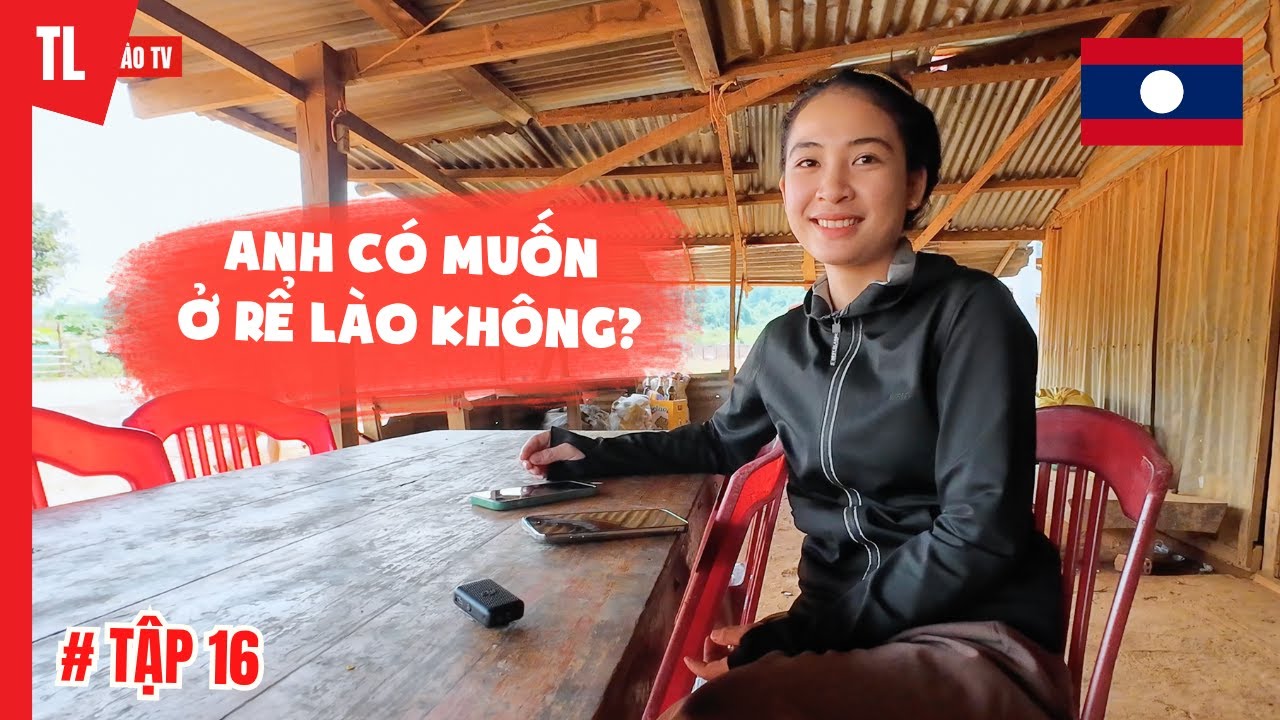 Gặp cô gái bản Lào xinh như hoa khôi | Phượt Nam Lào 16