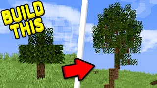 HOW To Build CUSTOM TREES in Minecraft 1.20!