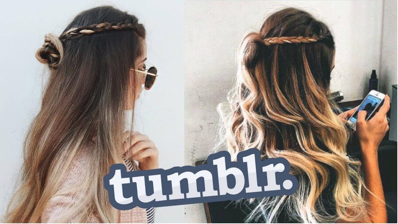 IMITANDO PENTEADOS TUMBLR