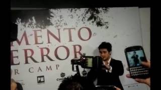 Diego Boneta - premier campamento del terror