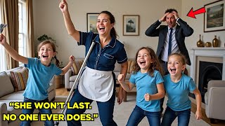 No Nanny Survived Three Days With Millionaire’s Triplets…Until She Arrived and Did the Impossible