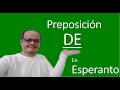 Preposición De en Esperanto