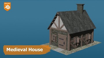 Workflow: Low-Poly Medieval House (Speed Model) | Blender 2.92