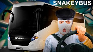 Я ВОДИТЕЛЬ АВТОБУСА! РАБОТА НА 24 ЧАСА ЧЕЛЛЕНДЖ! Snakeybus