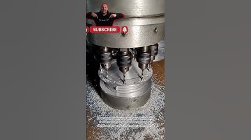 Nine-Spindle Drill Head: Revolutionizing Motorcycle Rear Hub Production with CNC Precision.