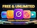 ⚡Top 6 FREE AI Video Generators (2026) | No Watermark, No Limits | Text to Video & Image to Video
