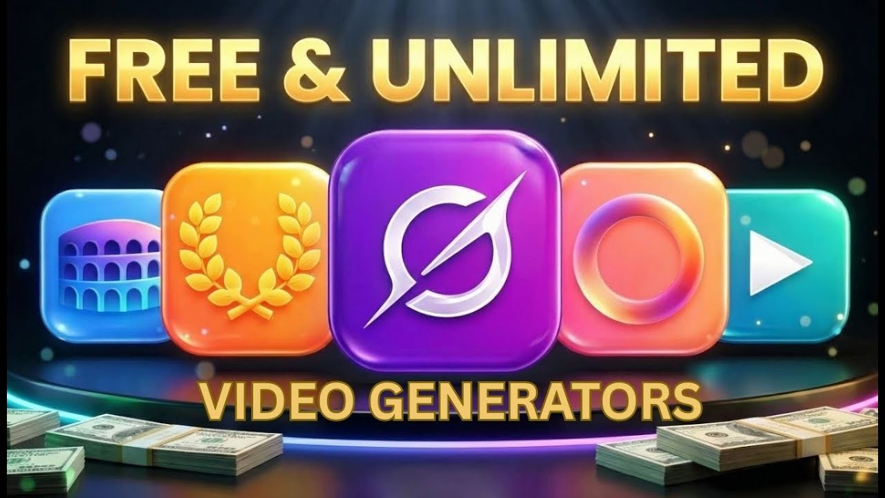 ⚡Top 6 FREE AI Video Generators (2026) | No Watermark, No Limits | Text ...