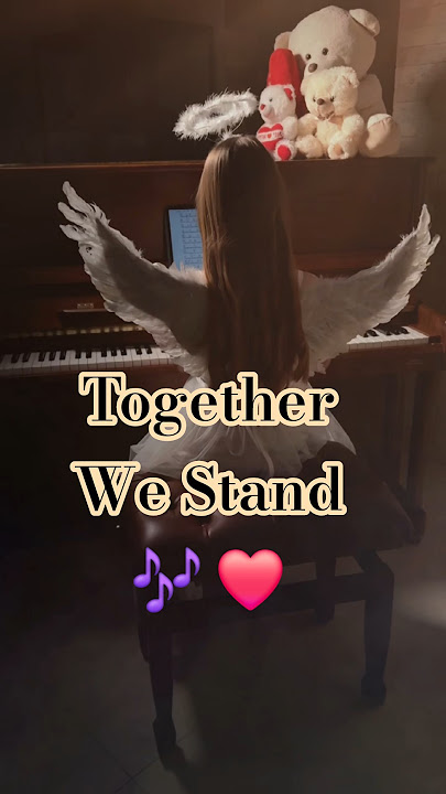 Angel at the Piano - Together We Stand #shorts #piano #cover #childrensmusic
