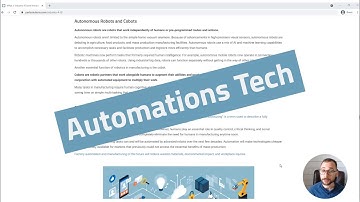 Autonomous Robots, Cobots, Factory Automation, Smart Factories, & Predictive Maintenance.