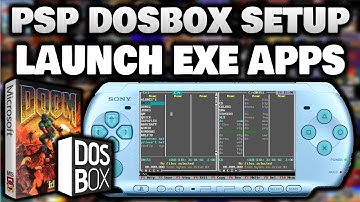 PSP DosBox Setup! (Running Applications & Games)