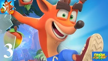 Crash Bandicoot: On the Run - Gameplay Walkthrough Part 3 - Frosty Pink Elephant (iOS, Android)