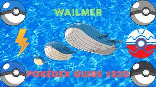 Complete Pokédex Entry: Wailmer | Pokémon Database Series