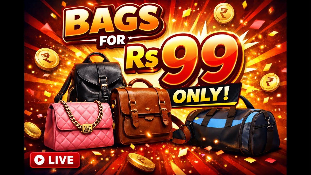 Live bag ₹99 only