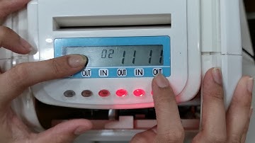 How to set up Yokatta DX 6 Electronic Time Recorder