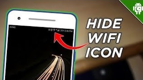 how to hide WiFi icon in status bar (Part 1)