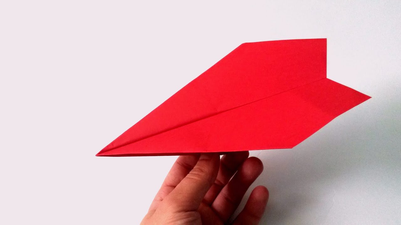 How To Make A Paper Airplane Straight Line Fly Best Easy Paper 