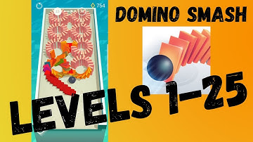 DOMINO SMASH. First levels 1-25 Walkthrough