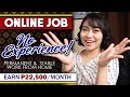 EARN ₱22,500/MONTH: NO EXPERIENCE & NO DEGREE REQUIRED | With BENEFITS | Work From Home