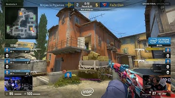 Rez Insane quad kill clutch - NiP vs Faze - Grand Final IEM Oakland 2017