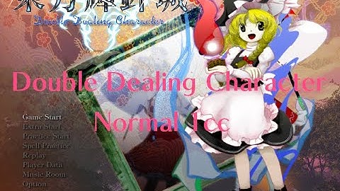 Touhou 14: Double Dealing Character - Normal 1cc (Marisa B)
