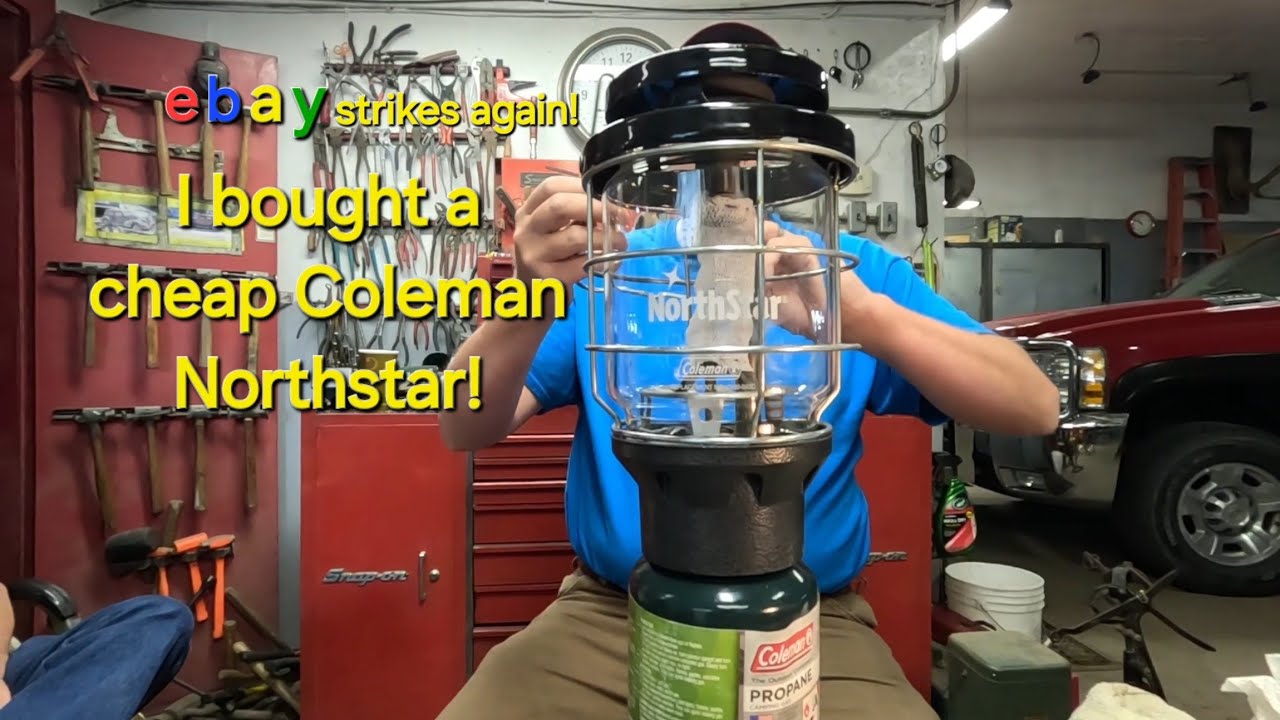 ライト・ランタン Coleman 2500 Northstar Lantern Coleman Northstar LP 2500 Gas Lantern & Mantle - YouTube