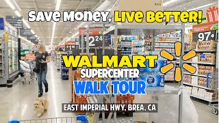 Shopping at Walmart Supercenter • Walking Tour for Shoppers!