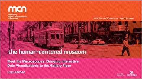 MCN2016 - Meet the Macroscopes