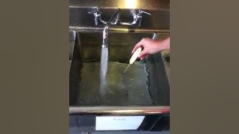 Setting up a 3-bay sink