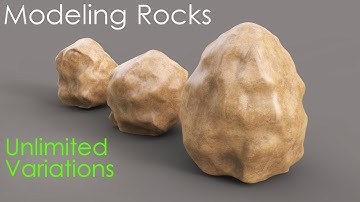 Create rocks with unlimited variations - 3ds max tutorial