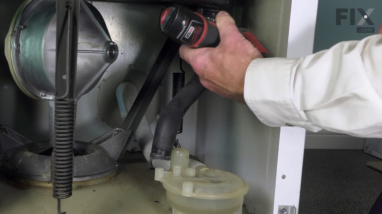 Whirlpool Washer Repair How to Replace the Tub to Pump Hose YouTube